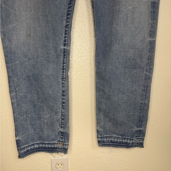 TRUE RELIGION Billy 36 Mid Rise Straight Jeans Light Wash Flap Pockets Men - Picture 6 of 12